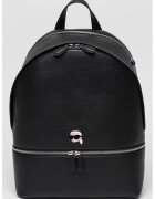 Karl Lagerfeld Rucsac de piele ecologica Ikon - Negru