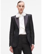 Karl Lagerfeld Sacou din amestec de lana virgina cu aspect stralucitor - Albastru ultramarin