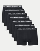 Karl Lagerfeld Set 7 boxeri barbati - 304614583 - Bumbac - Negru - Negru