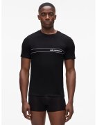 Karl Lagerfeld Set de tricou de pijama slim fit si boxeri - Negru