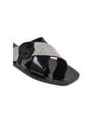 Karl Lagerfeld Slapi dama - KL80004S - Sintetic - 40 EU - Negru/Argintiu - Negru/Argintiu