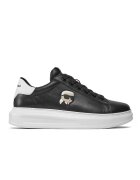 Karl Lagerfeld Tenisi barbati - Piele naturala - Negru/Alb -