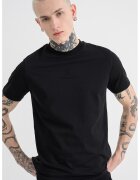 Karl Lagerfeld Tricou cu decolteu la baza gatului - Negru