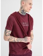 Karl Lagerfeld Tricou cu decolteu la baza gatului si logo - Violet tyrian