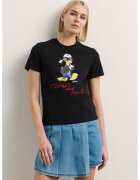 Karl Lagerfeld Tricou cu imprimeu si text brodat - Negru