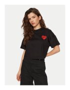 Karl Lagerfeld Tricou dama - 304579387 - Bumbac organic - 2XL INTL - Negru
