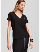 Karl Lagerfeld Tricou din amestec de in cu logo - Negru