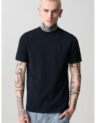 Karl Lagerfeld Tricou uni cu decolteu la baza gatului - Albastru ultramarin