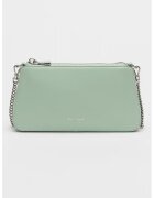 KATE SPADE Geanta de piele cu bareta de lant de umar Grace - Verde deschis