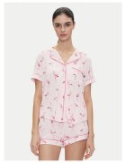 KATE SPADE Pijama scurta de dama roz - din material moale