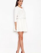 KATRUS Rochie de zi cu zi - casual - confortabil - material usor - alb