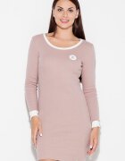 KATRUS Rochie de zi cu zi - casual - confortabil - material usor - roz