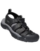 Keen Sandale trekking Newport - Piele - Negru - Negru/Gri