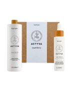 Kemon Set pentru echilibrare scalp Actyva Equilibrio - Sampon 1000 ml - Tratament 50 ml