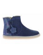 Kickers Ghete din piele cu fermoar - Albastru inchis