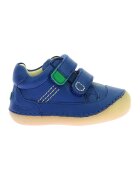 Kickers Pantofi de piele cu cusaturi contrastante - Albastru royal