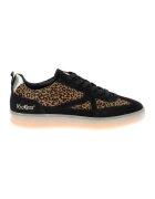 Kickers Pantofi sport de piele cu animal print - Negru/Maro