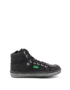 Kickers Pantofi sport inalti din piele ecologica cu captuseala din blana sintetica