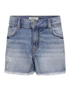 Kids Only Pantaloni scurti din denim fete 15291605 - Bumbac/Elastan - Albastru - Albastru