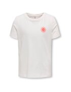 Kids Only Tricou fete 15340140 - Bumbac organic - Alb - Alb