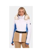 Kilpi Geaca ski sau snowboard Carrie - Alb - Femei - Alb/Maro/Albastru