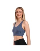 Kilpi Sutien sport Winie - uscare rapida - fara cusaturi - albastru - Albastru