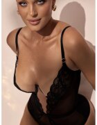 Kinga Body cu segmente din plasa si dantela