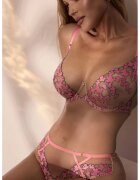 Kinga Sutien cu broderie contrastanta si sustinere metalica