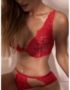 Kinga Sutien din dantela cu decolteu plunge si efect push-up Amy