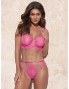 Kinga Sutien din dantela cu sustinere metalica Rosa