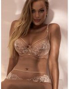 Kinga Sutien fara burete si cu broderie Gloria - Crem
