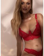Kinga Sutien longline cu garnituri din dantela Amy
