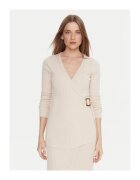 Kontatto Cardigan dama - poliamida - ecru