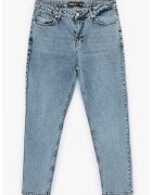 KOTON Blugi conici Joe - Albastru deschis melange