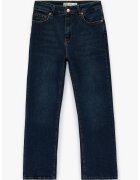 KOTON Blugi crop cu croiala evazata Victoria - Bleumarin