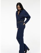 KOTON Blugi cu croiala bootcut si talie inalta - Bleumarin