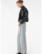 KOTON Blugi drepti relaxed fit - Gri deschis