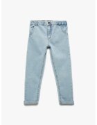 KOTON Blugi relaxed-fit cu buzunare - Albastru deschis