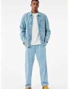 KOTON Blugi relaxed fit cu talie medie - Albastru deschis
