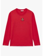 KOTON Bluza cu broderie - Rosu vermillion