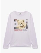 KOTON Bluza cu imprimeu foto - Negru/Maro/Lila