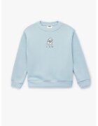 KOTON Bluza de trening cu broderie - Albastru glaciar