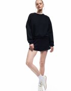 KOTON Bluza de trening cu maneci raglan - Negru