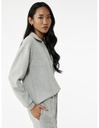 KOTON Bluza de trening poo din amestec de modal - Gri deschis melange