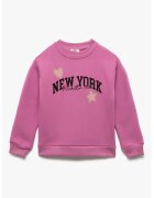 KOTON Bluza de trening regular-fit cu design text - Roz fandango