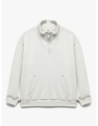 KOTON Bluza de trening regular-fit cu model uni - Alb murdar