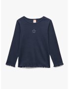 KOTON Bluza din amestec de bumbac cu imprimeu cu stea - Bleumarin