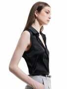 KOTON Camasa uni slim - Negru