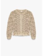 KOTON Cardigan cu perforatii - Bej