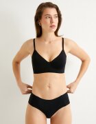 KOTON Chiloti hipster cu model uni - Negru